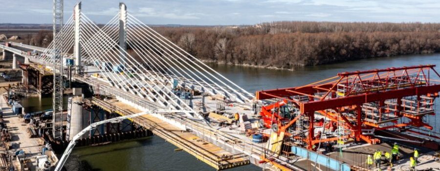 Megaprojektünk, a paksi Duna-híd építése látványos mérföldkőhöz ért