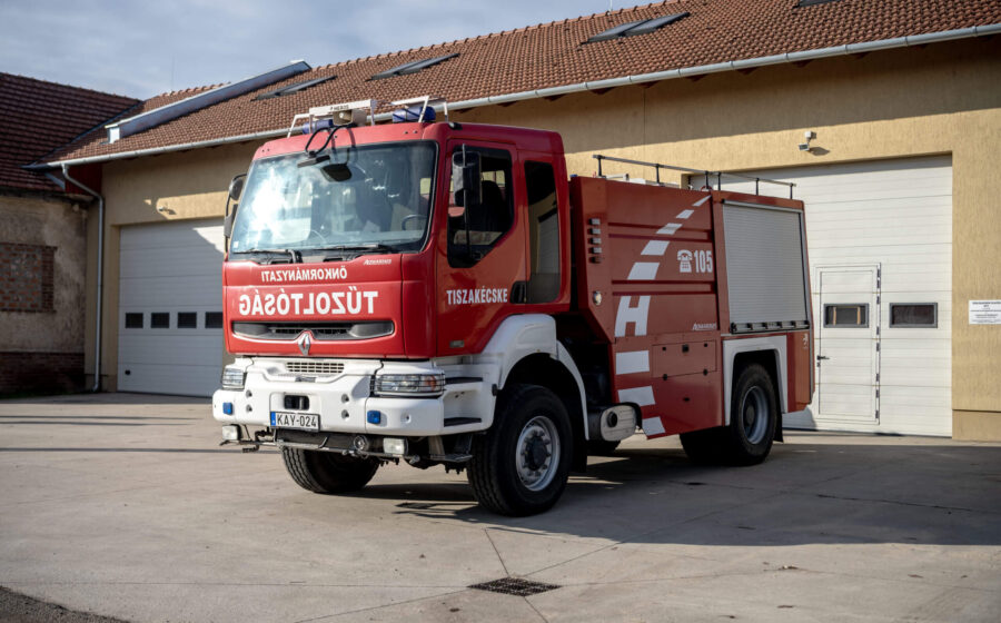 Új tűzoltóautó Tiszakécskén – nagy lépés a biztonság érdekében